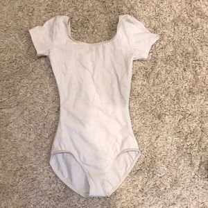 White Capezio Leotard